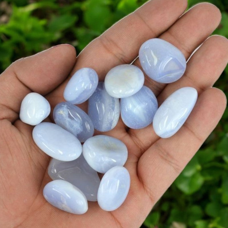 Blue Lace Agate Raw Stones