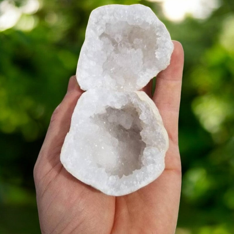 Clear Quartz Druzy Geode