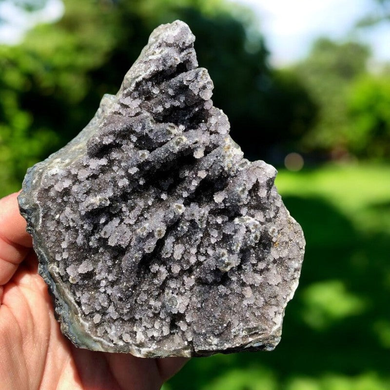 Black Amethyst Geode